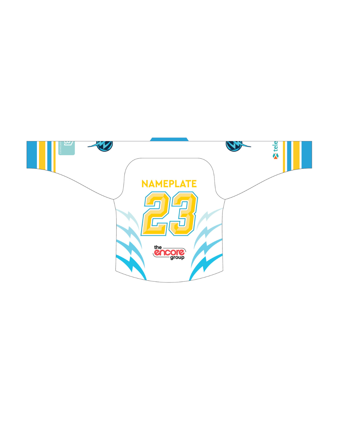 Leeds Lightning Ice Hockey Game Jersey - Image 4