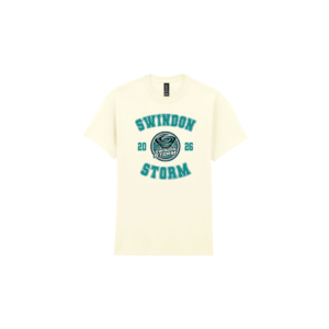 Swindon Storm (Off-White) Cotton T-Shirt