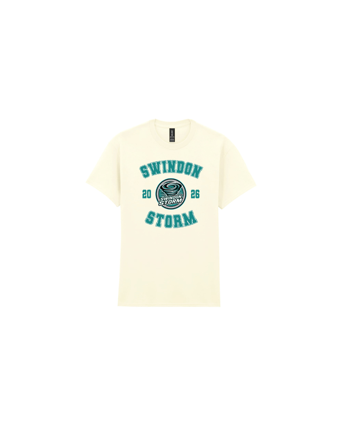 Swindon Storm (Off-White) Cotton T-Shirt