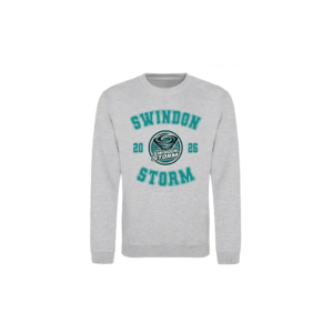 Swindon Storm Cotton Sweatshirt (Grey)