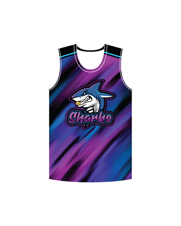 Sharks Flyball Team Unisex Sports Vest