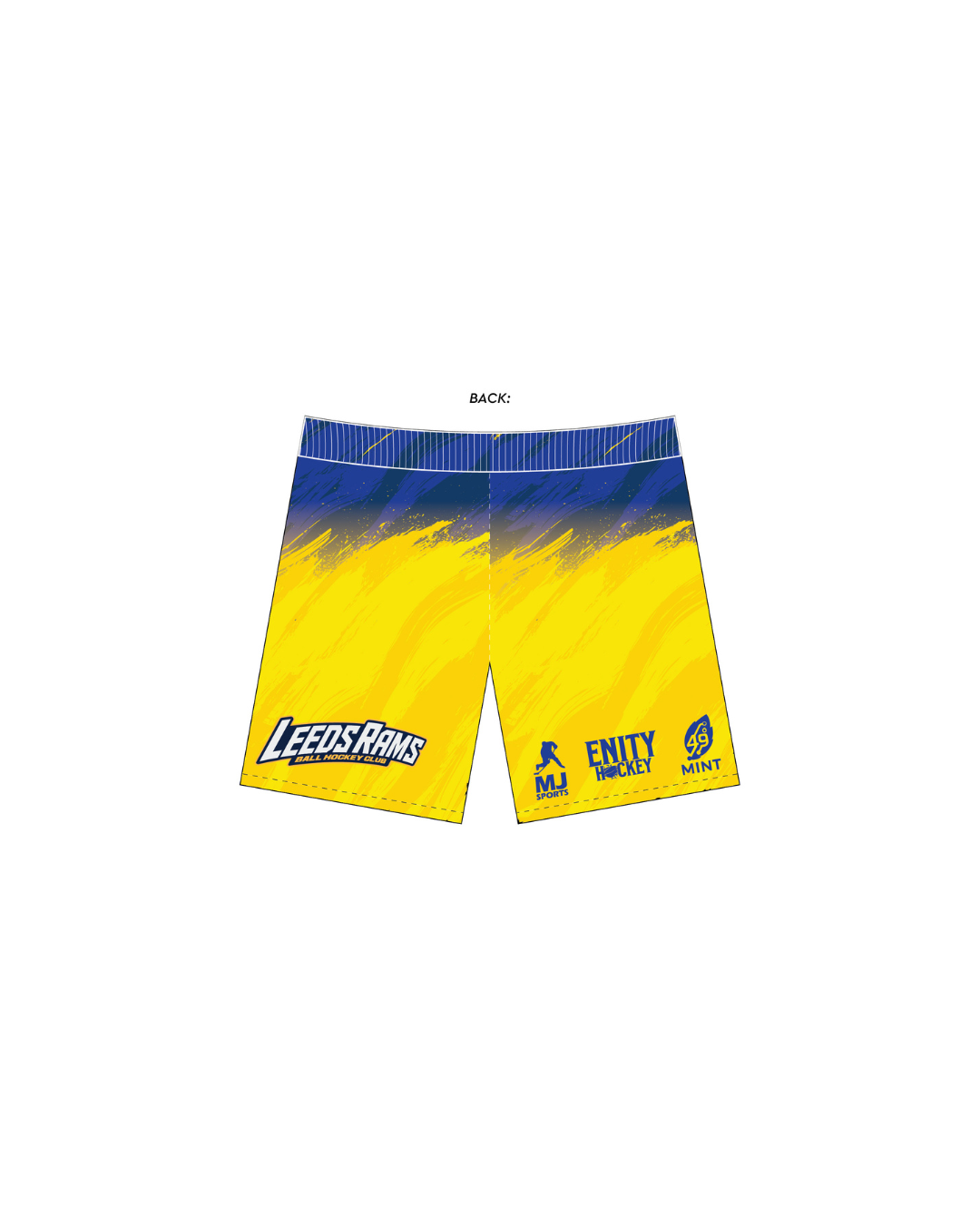 Leeds Rams Ball Hockey Shorts - Image 2