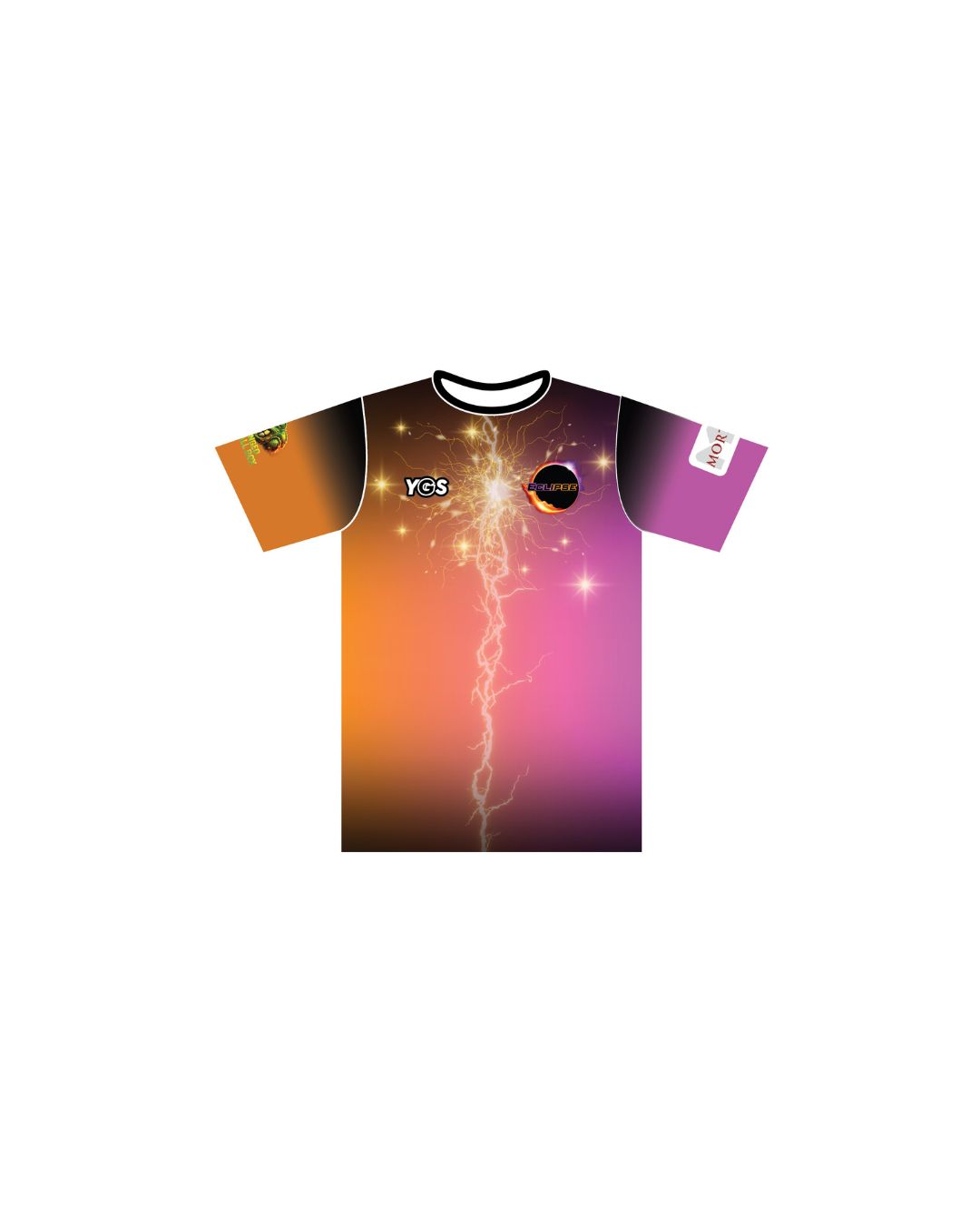 Eclipse Flyball Unisex Round Neck T-Shirt