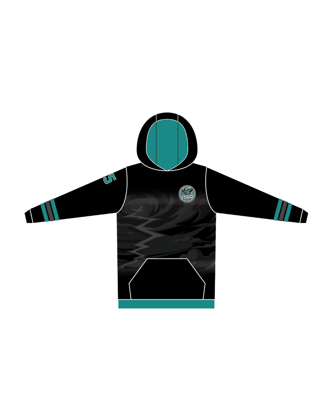 Swindon Storm Dye-Sub Pullover Hoodie