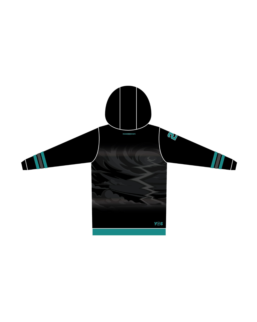 Swindon Storm Dye-Sub Pullover Hoodie - Image 2