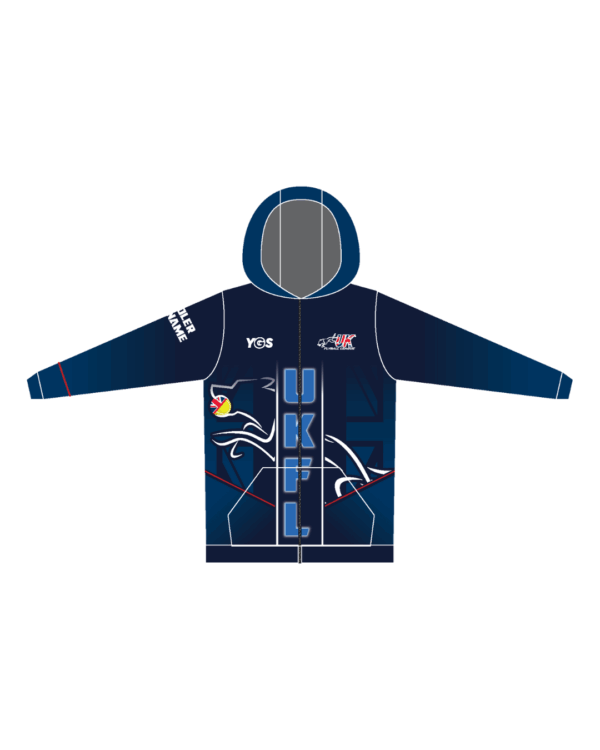 UK Flyball League Zip Up Hoodie (Championships Design)
