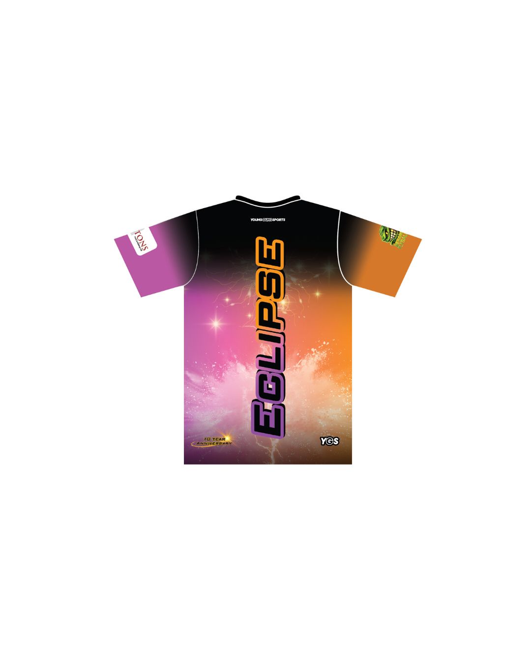 Eclipse Flyball Unisex Round Neck T-Shirt - Image 2