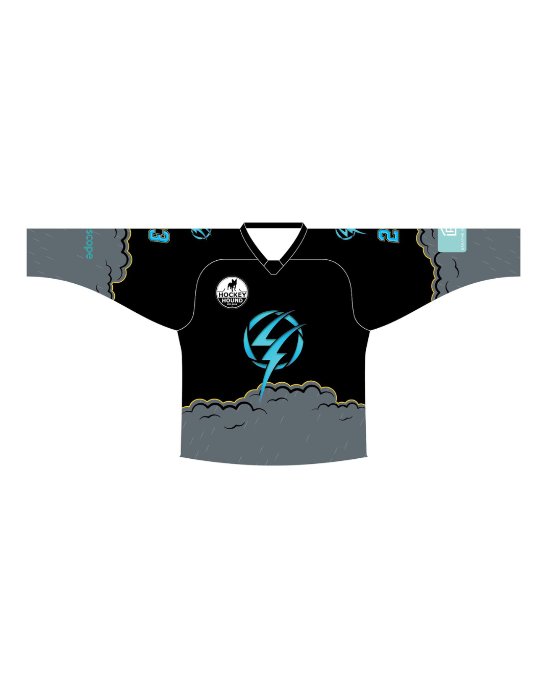 Leeds Lightning Ice Hockey Game Jersey