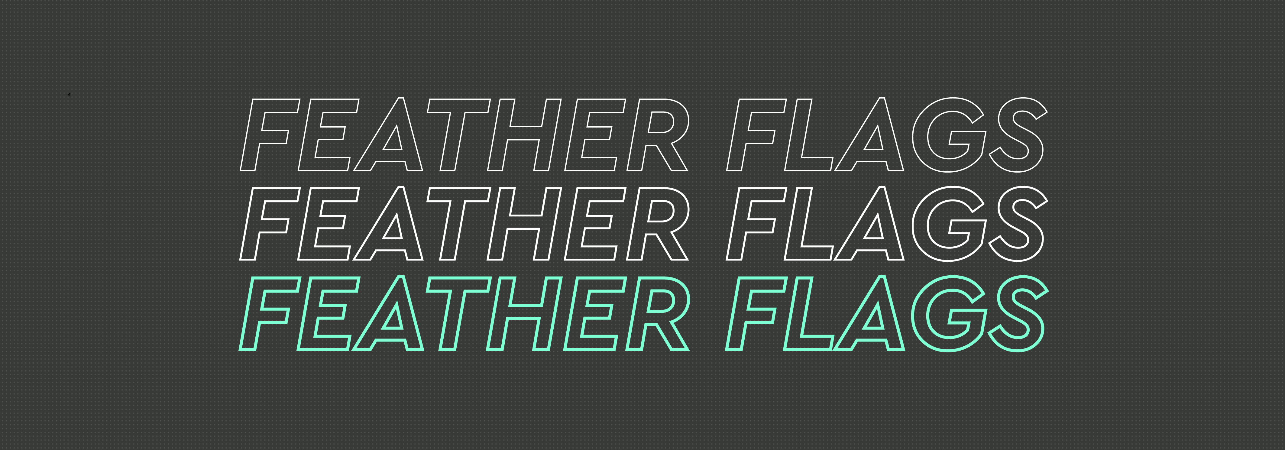 Mistral Feather Flag