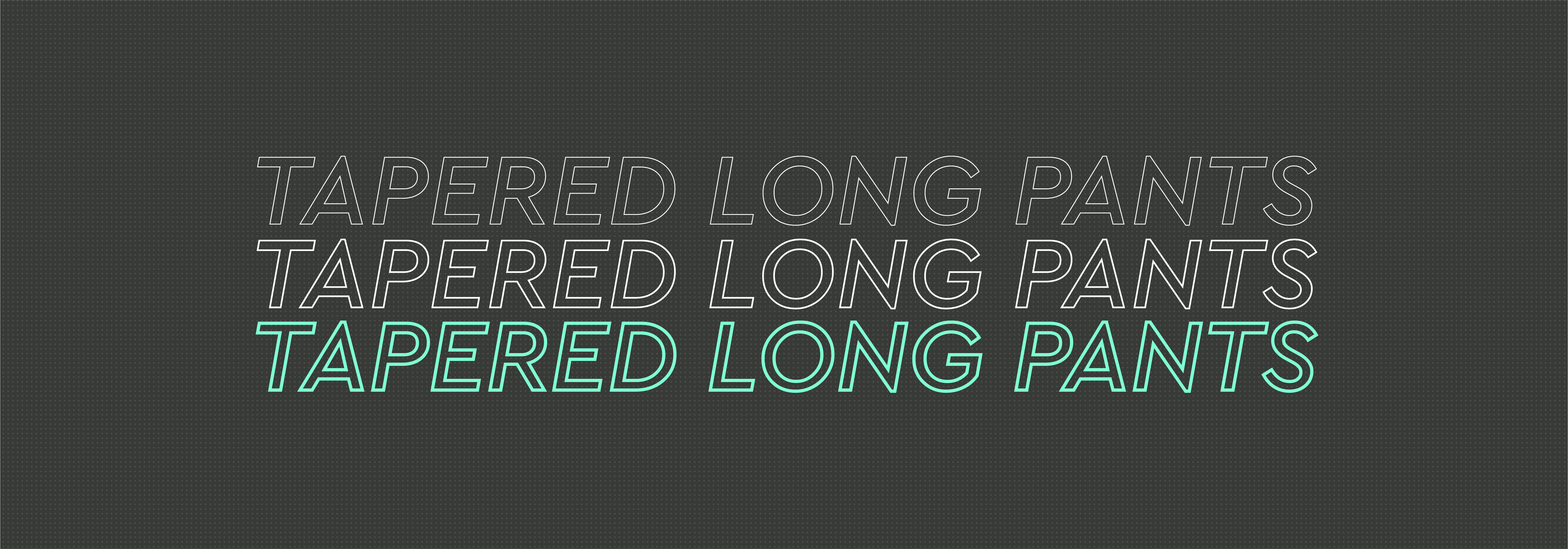 Pixel Range Tapered Hockey Long Pants (Various Colours)
