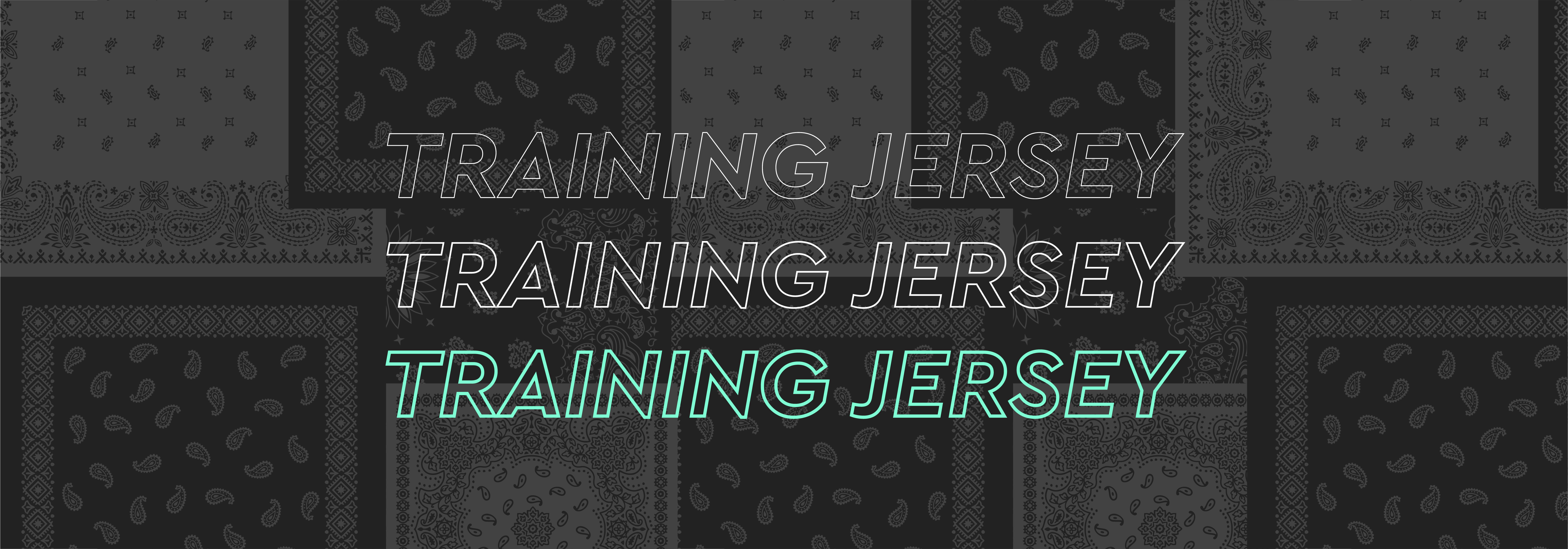 Paisley Training Jersey – Blk/Cream