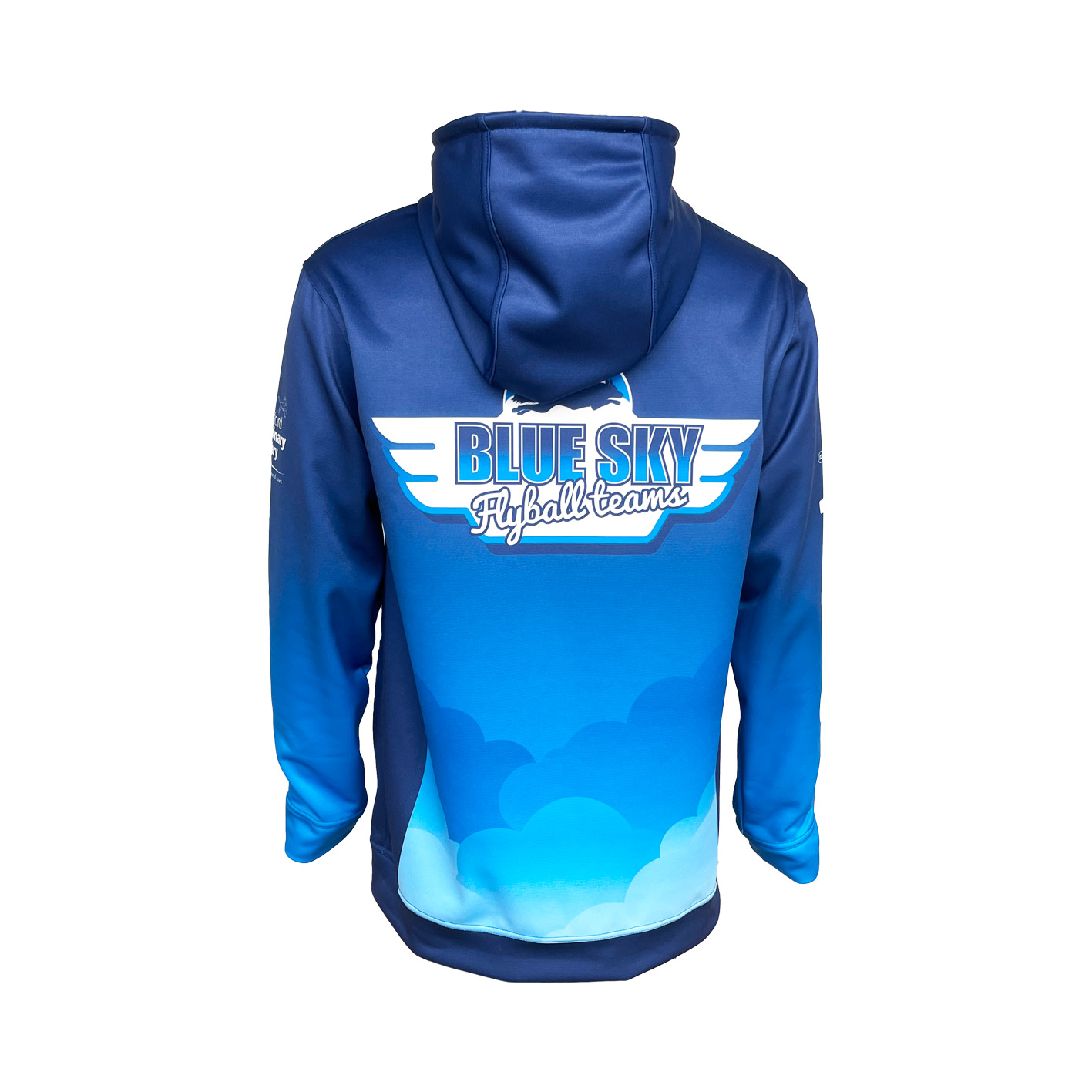 Blue Sky Flyball Dye-Sublimated Hoodie - Young Guns Sports